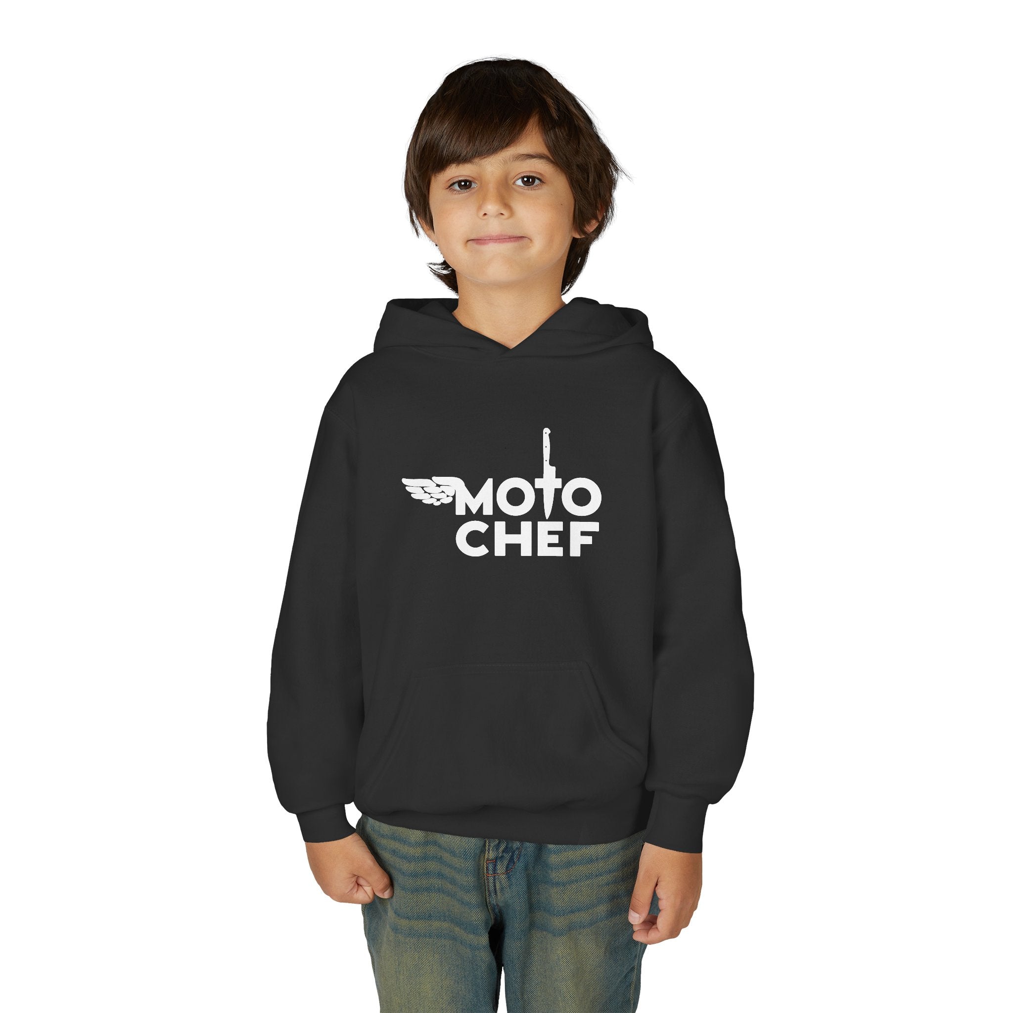 Moto Chef Youth Hoodie — Kids Sweatshirt