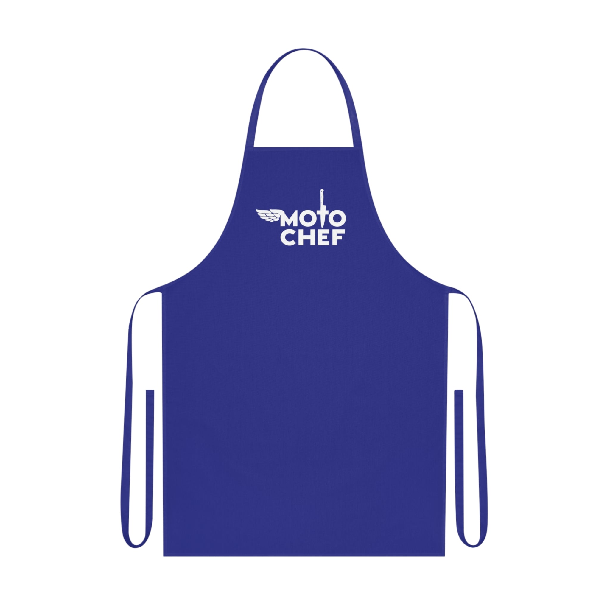 Moto Chef Cotton Apron – Durable Cooking Apron with Motorbike Logo