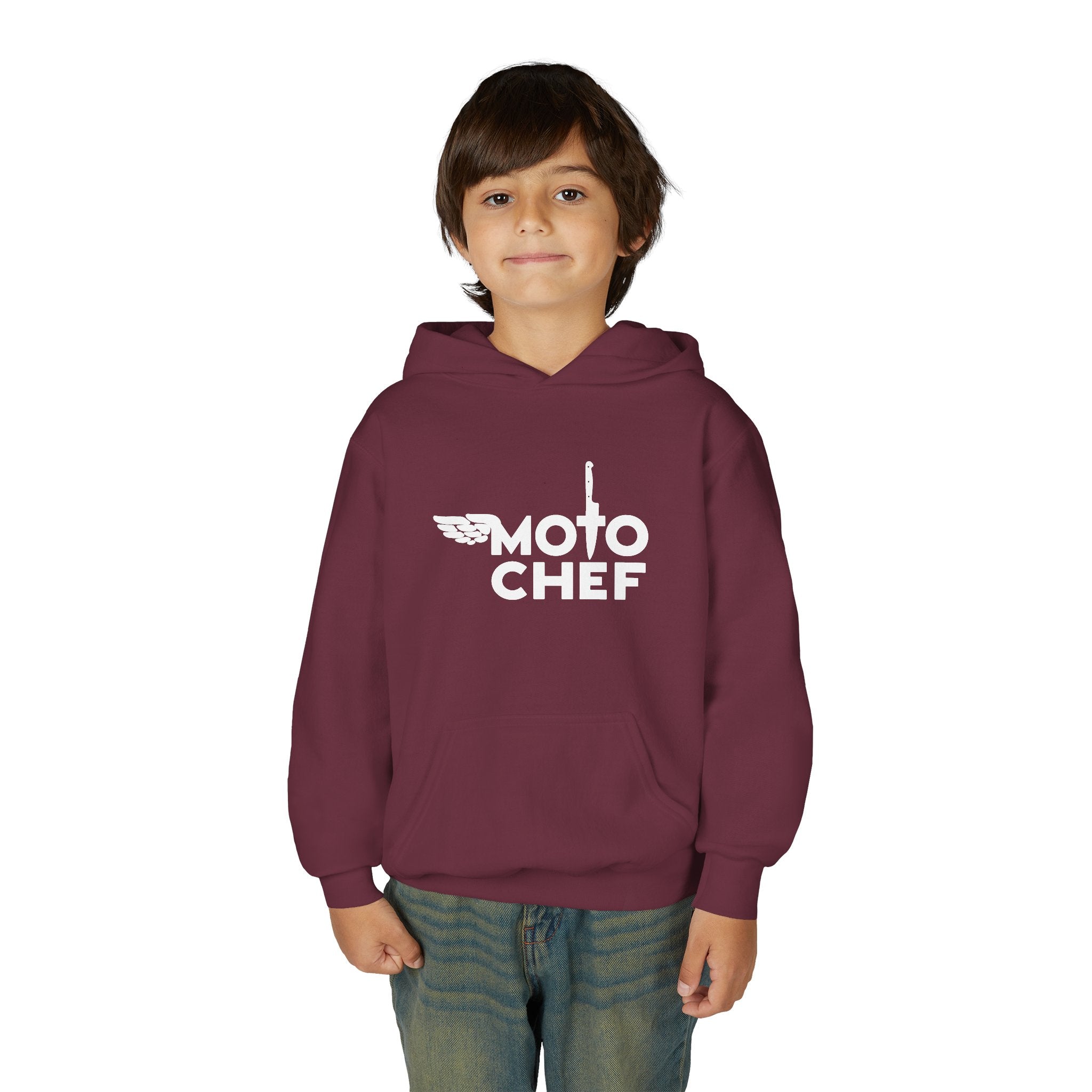 Moto Chef Youth Hoodie — Kids Sweatshirt