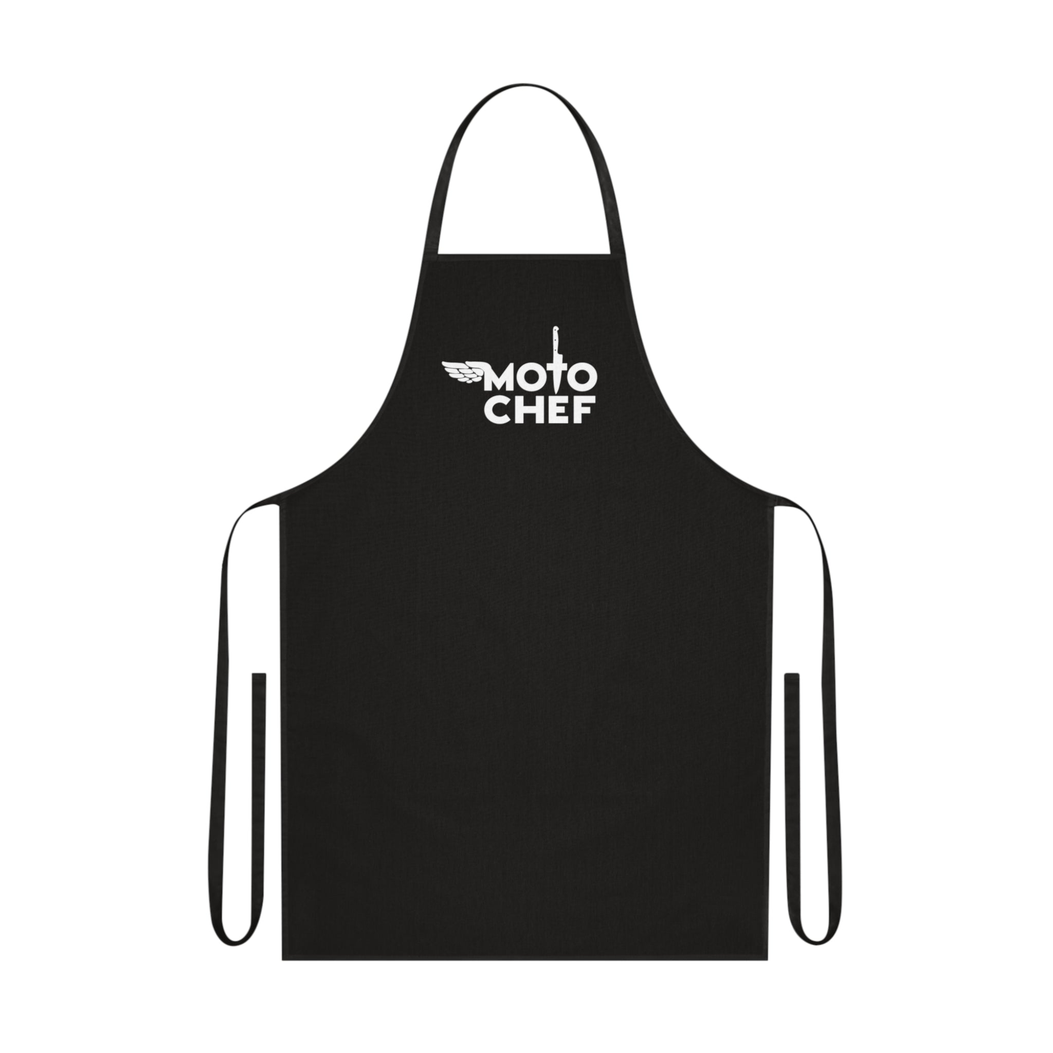 Moto Chef Cotton Apron – Durable Cooking Apron with Motorbike Logo