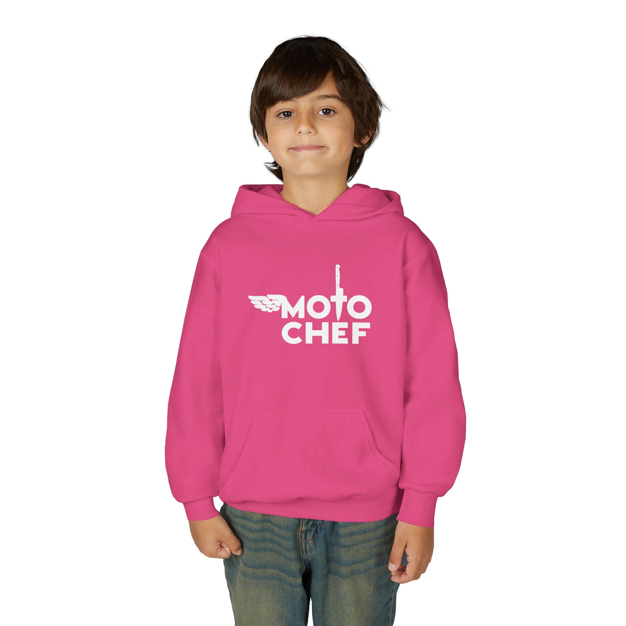 Moto Chef Youth Hoodie — Kids Sweatshirt