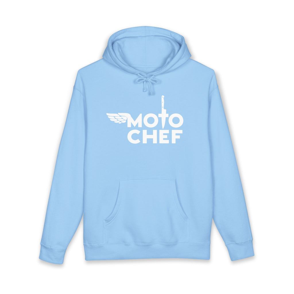 Moto Chef White Lettering— Heavyweight Unisex Pullover