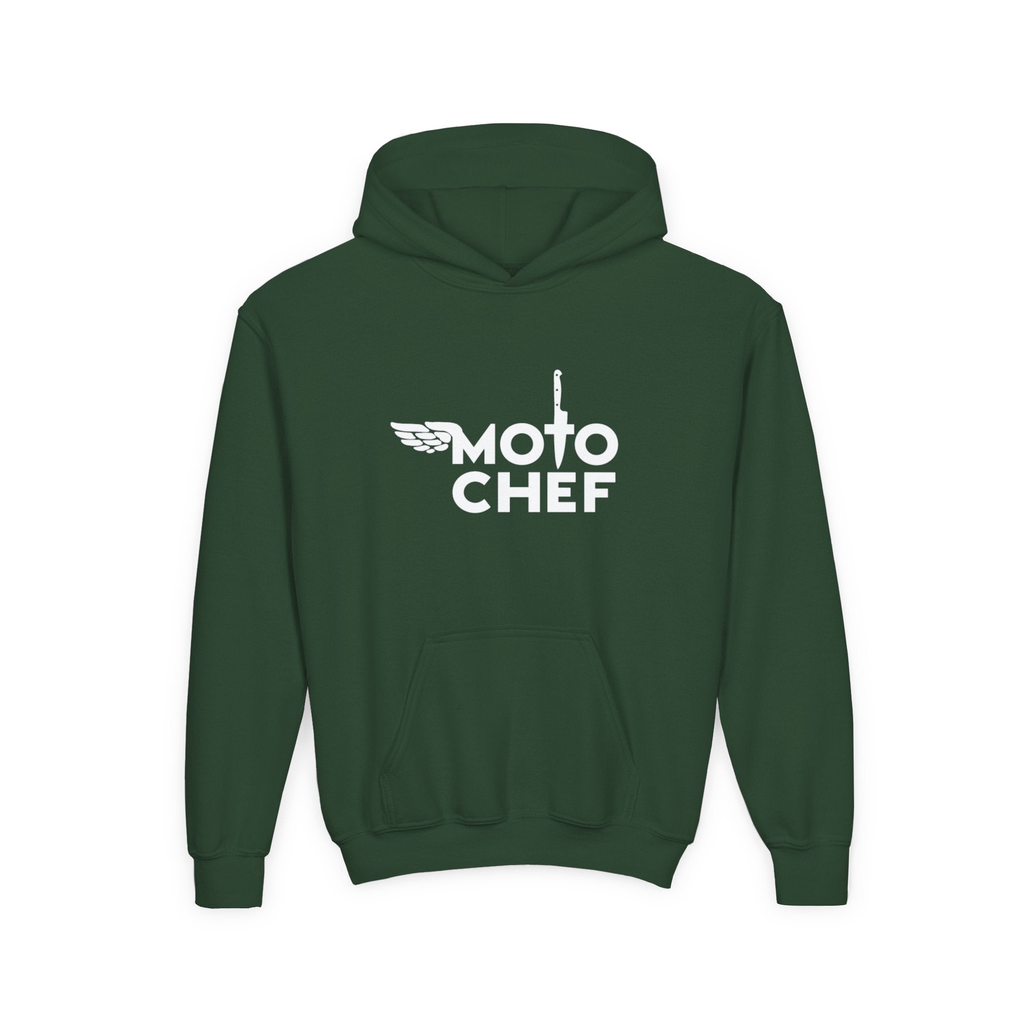 Moto Chef Youth Hoodie — Kids Sweatshirt