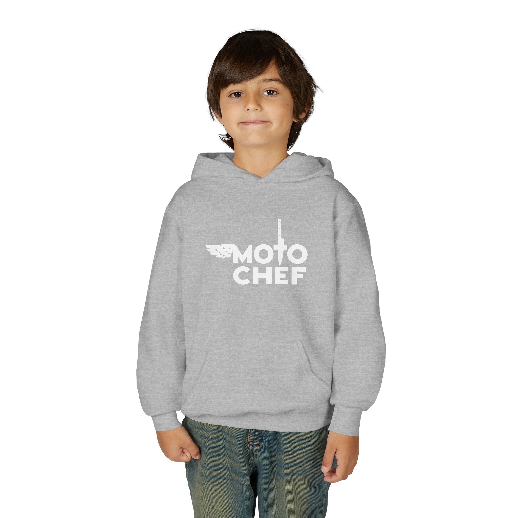 Moto Chef Youth Hoodie — Kids Sweatshirt