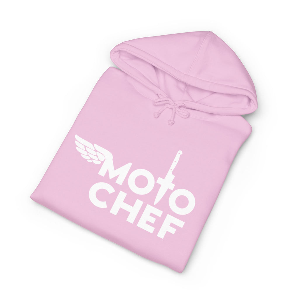 Moto Chef White Lettering— Heavyweight Unisex Pullover