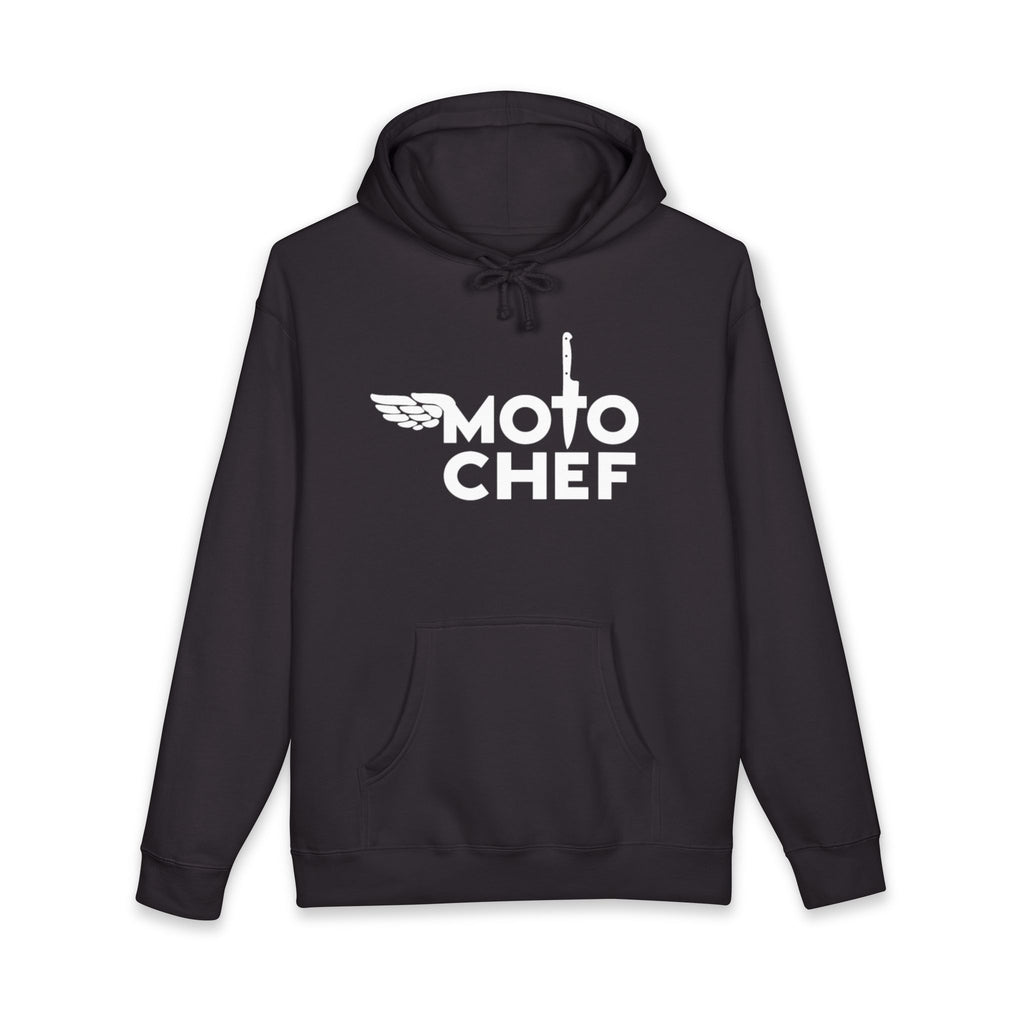 Moto Chef White Lettering— Heavyweight Unisex Pullover