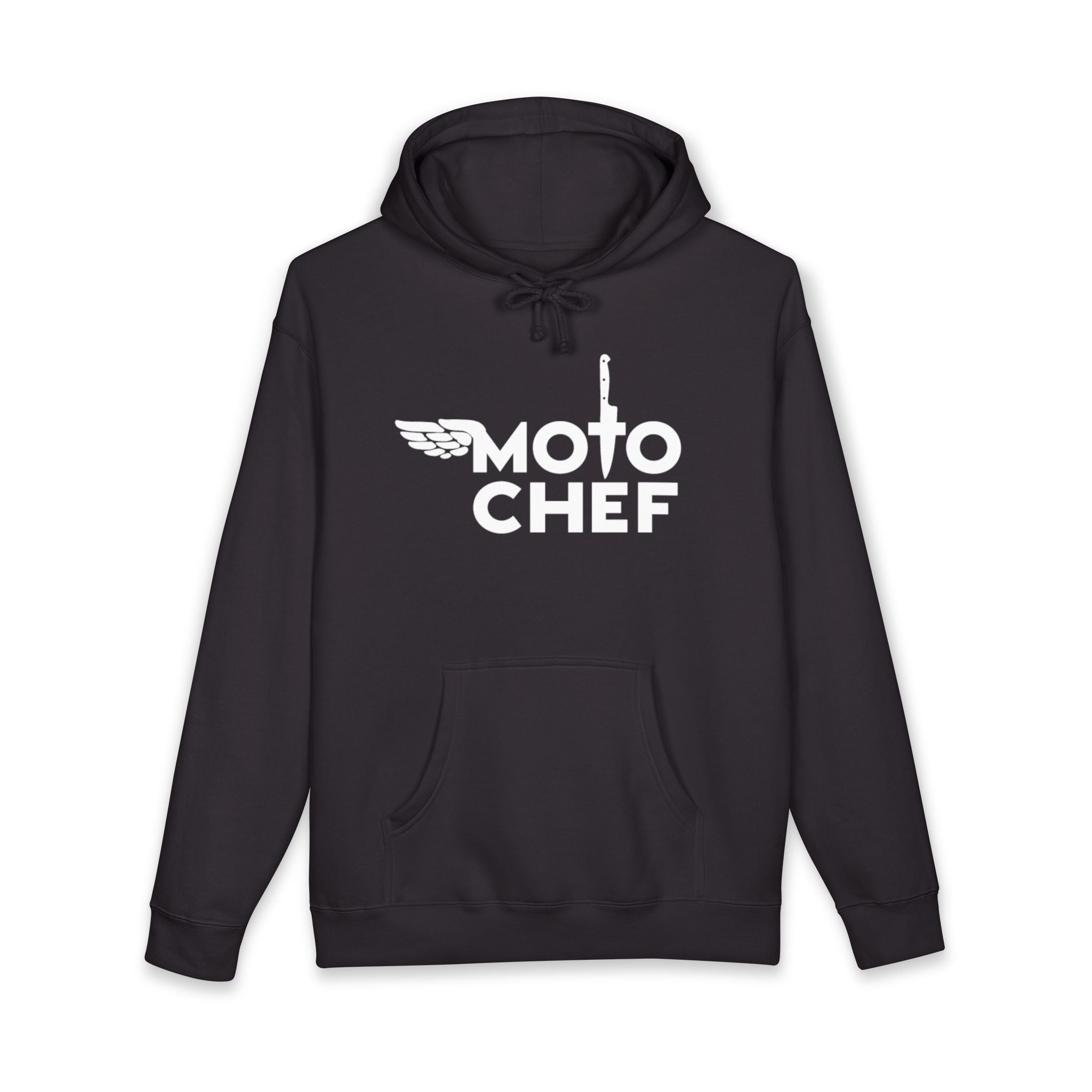 Moto Chef White Lettering— Heavyweight Unisex Pullover