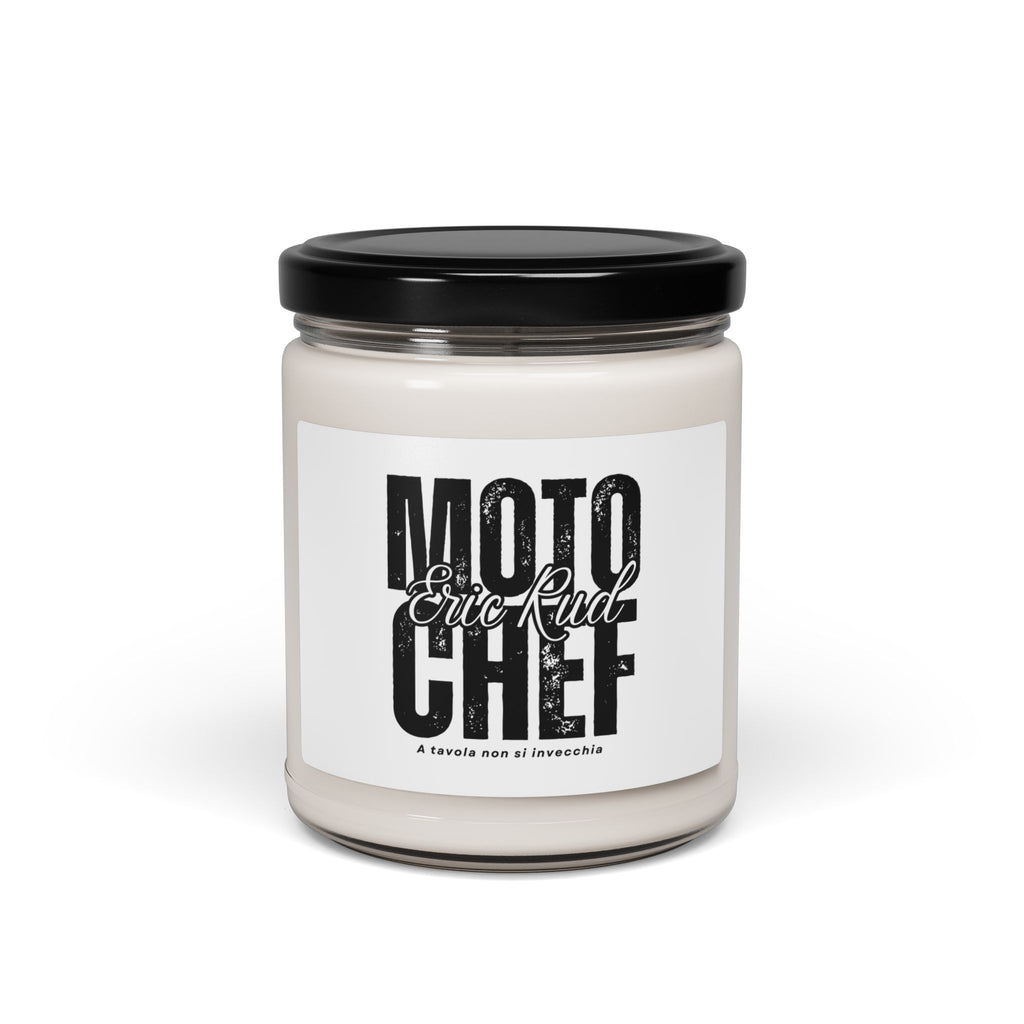 Soy Candle — "Moto Chef" Scented 9oz Jar (Eric Rudd)