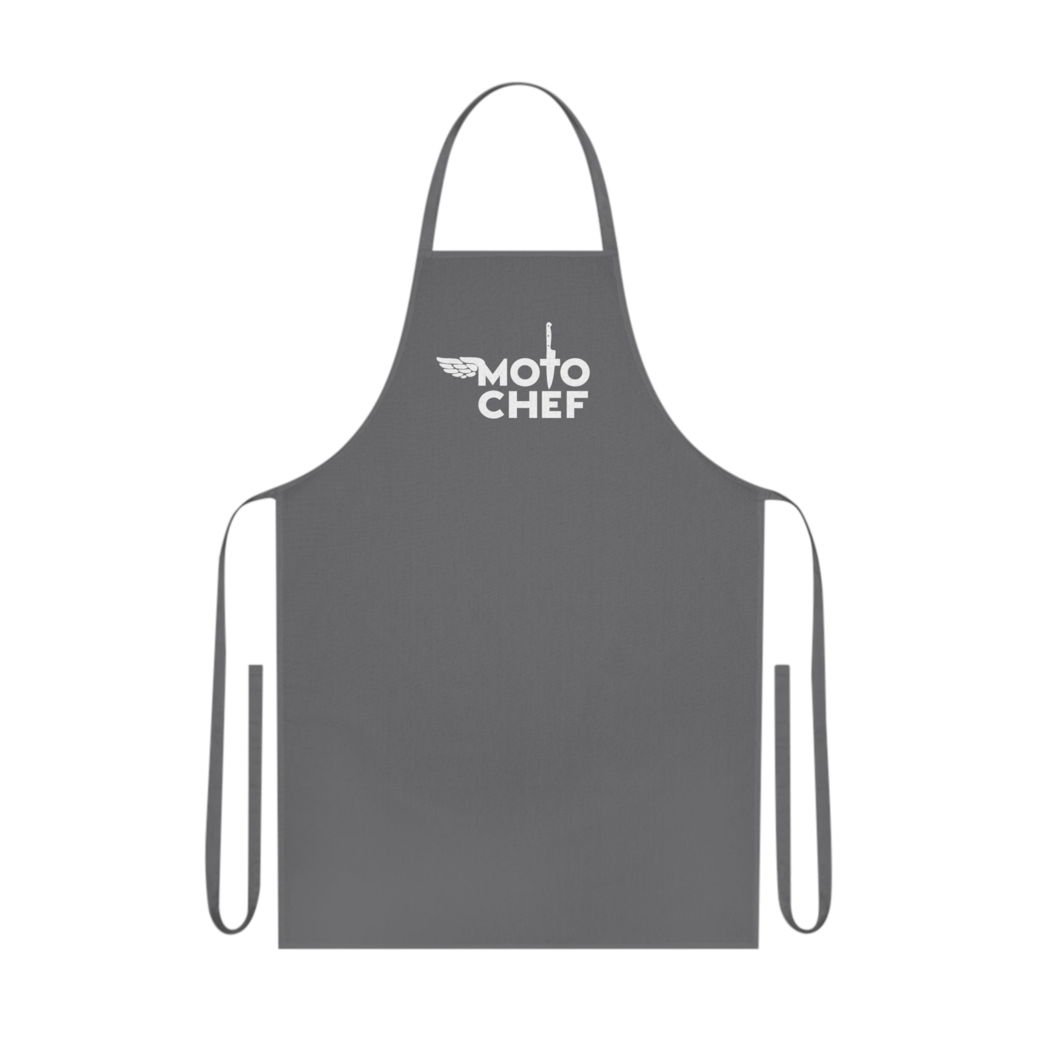 Moto Chef Cotton Apron – Durable Cooking Apron with Motorbike Logo