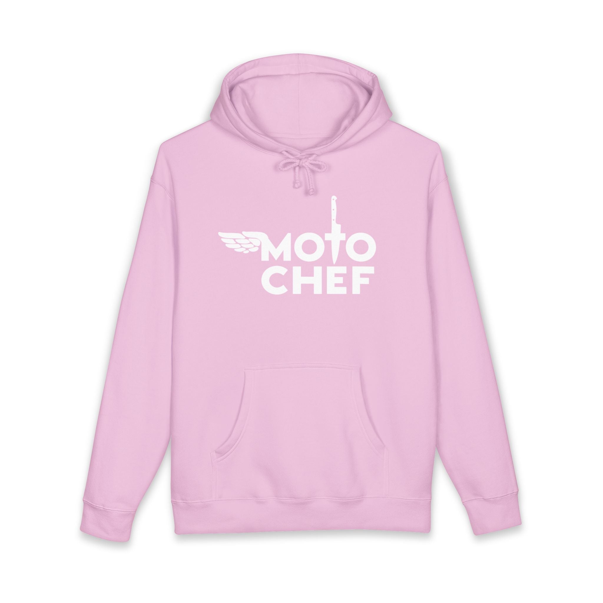 Moto Chef White Lettering— Heavyweight Unisex Pullover