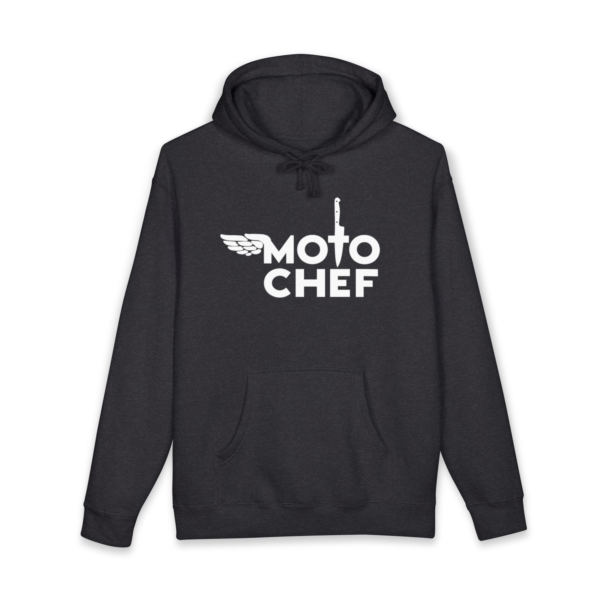 Moto Chef White Lettering— Heavyweight Unisex Pullover