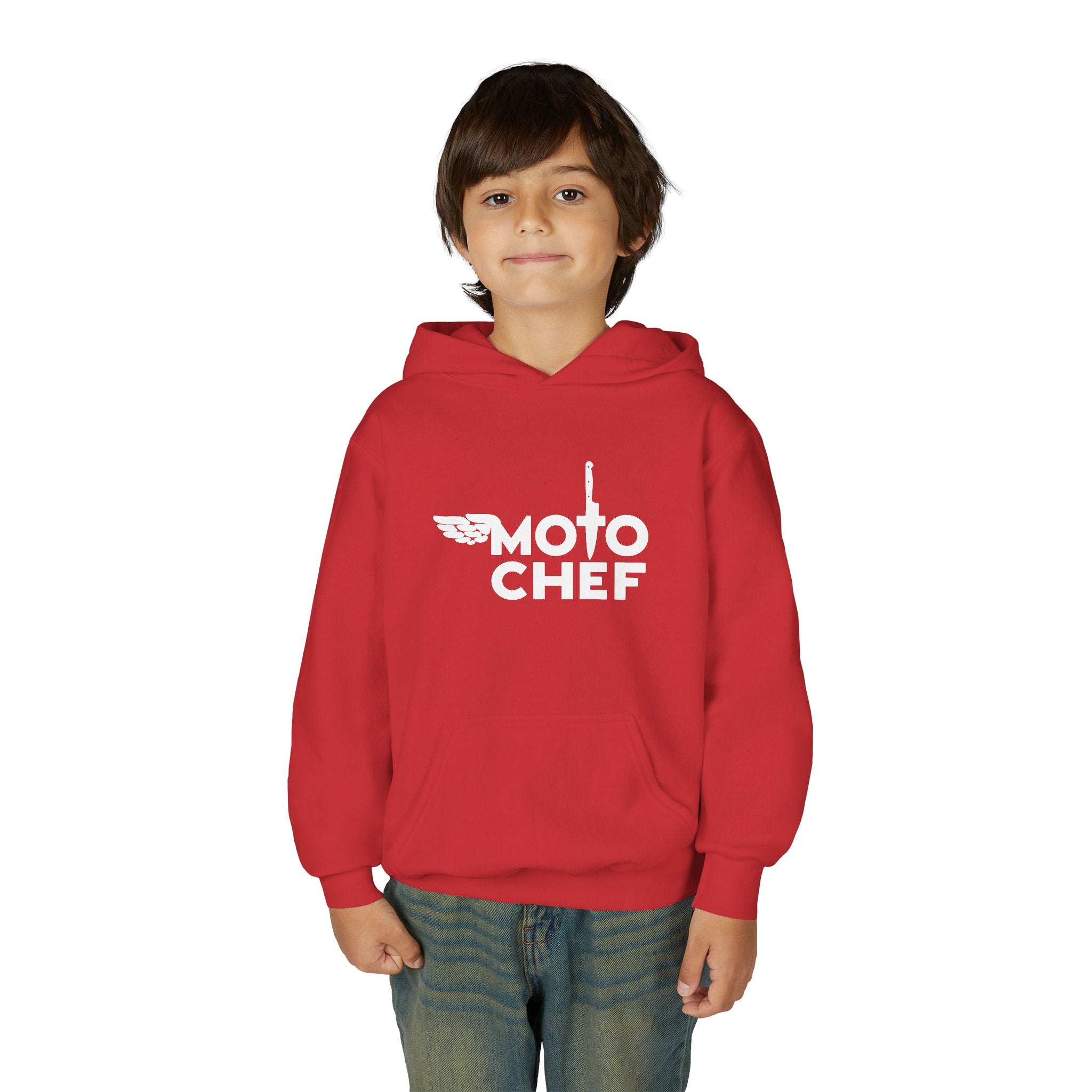 Moto Chef Youth Hoodie — Kids Sweatshirt