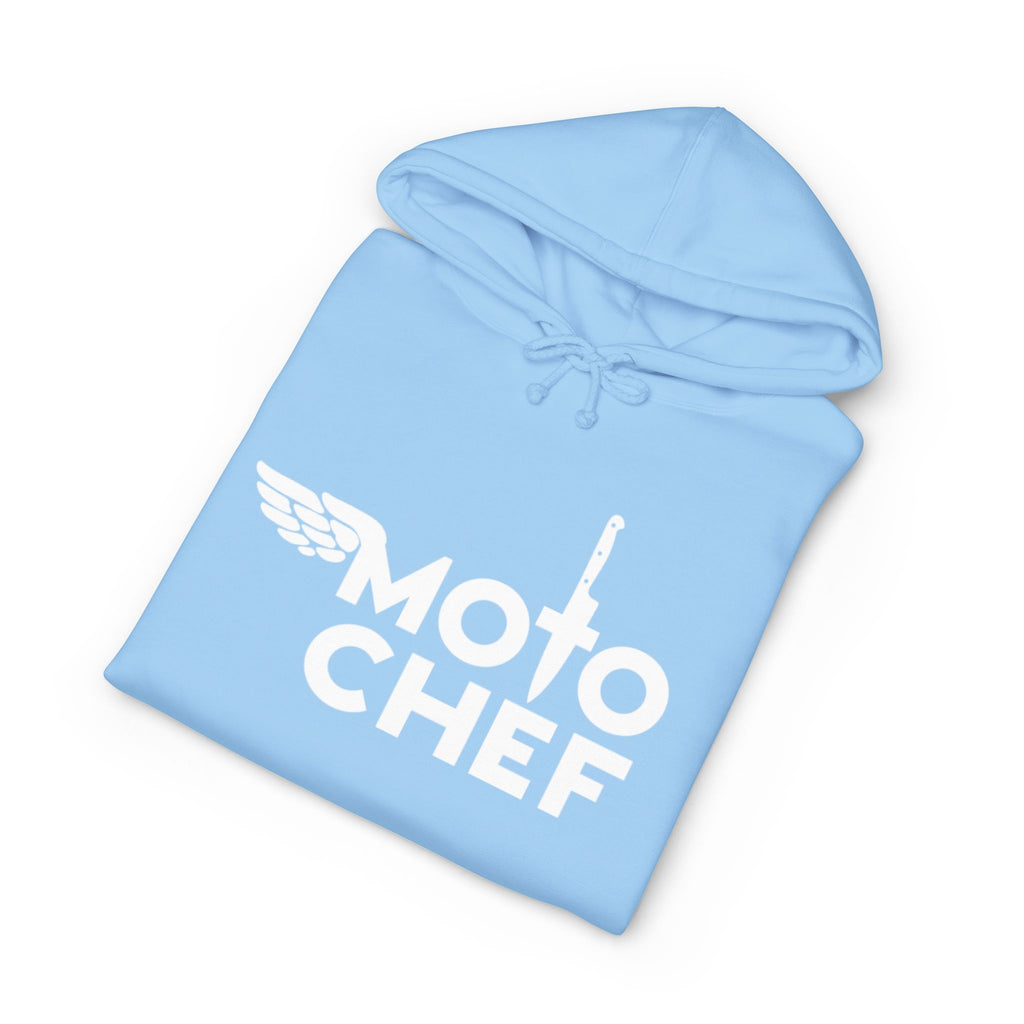 Moto Chef White Lettering— Heavyweight Unisex Pullover
